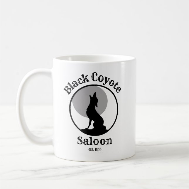 Black Coyote Saloon Mugg: Into the West Saga Kaffemugg (Vänster)