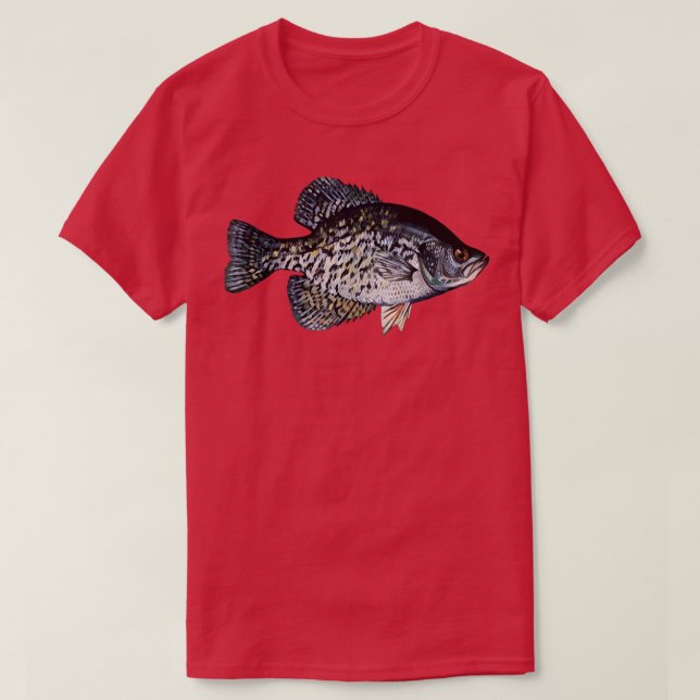 Black Crappie Fish , Lucky Crappie FishingGift T Shirt (Design framsida)