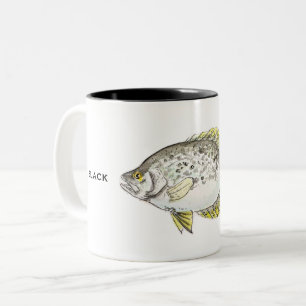Black Crappie Mugg Fiske Mugg