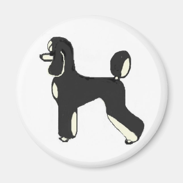 Black & Cream Phantom Magnet (Framsidan)