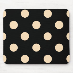Black Cream Polka dots Musmatta
