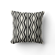 Black Cream White Geometric Mönster
