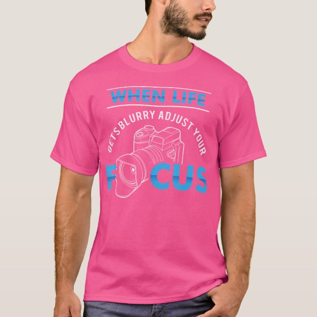 Black Crew Neck Modern Casual Photography T Shirt (Framsida)