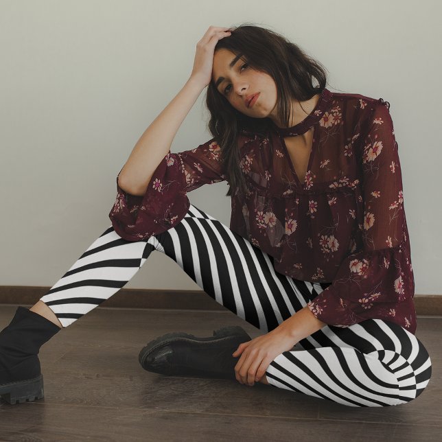 Black Crossing Rand Leggings (Skapare uppladdad)