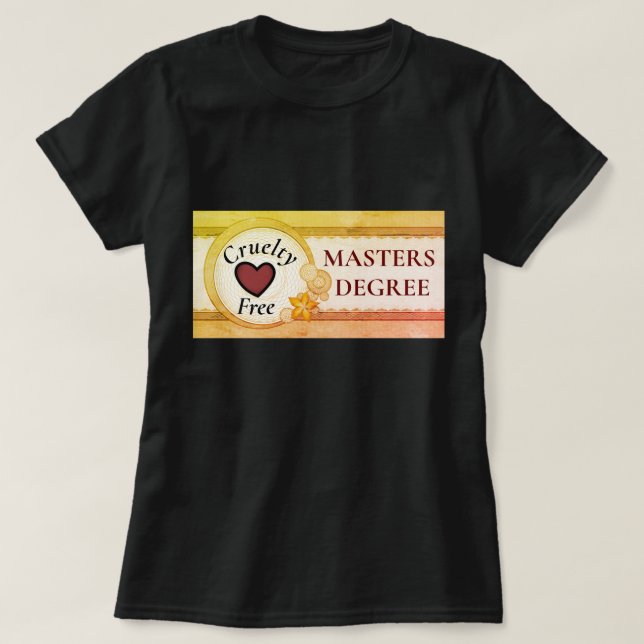 Black Cruelty Free Animal Högers Kvinnors T-shirt (Design framsida)