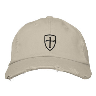 Black Crusader Kor Shield Cap Broderad Keps