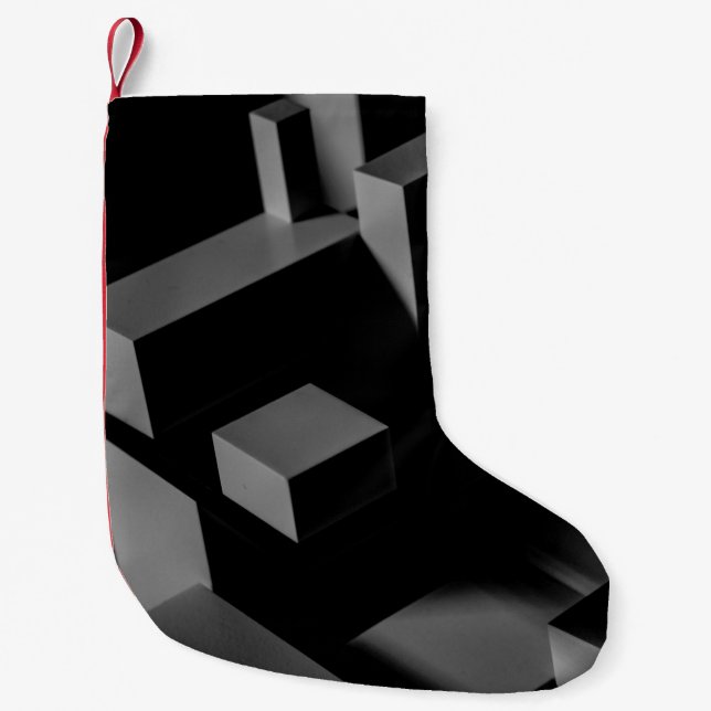 BLACK CUBE LITEN JULSTRUMPA (Framsidan)