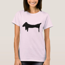 Black Dachshund T-shirt