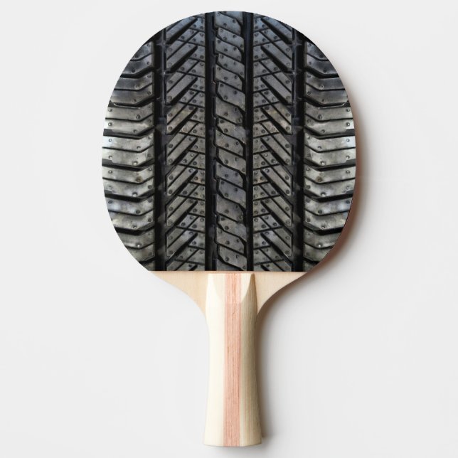 Black Däck Rubber Automotive Decor Pingisracket (Framsidan)