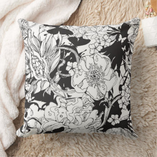 BLACK DAHLIA PILLOW KUDDE