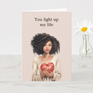 Black Dam Heart Light Light Light Light Up Mitt li Kort