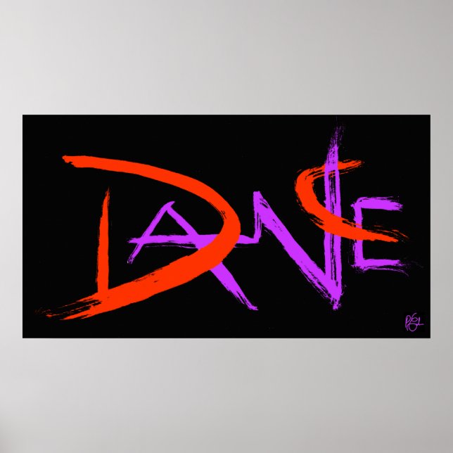 Black Dance Poster (Framsidan)