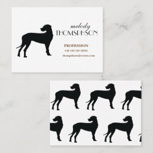 Black Dane-Hund, Anpassningsbar-Affärskort Visitkort