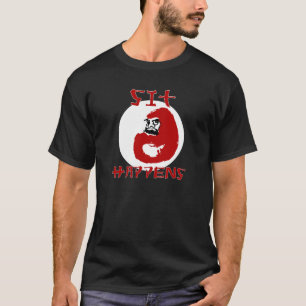 Bläck Daruma: Sitt händer T Shirt