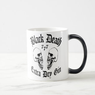Black Death 777 - Extra Dry Gin Magisk Mugg