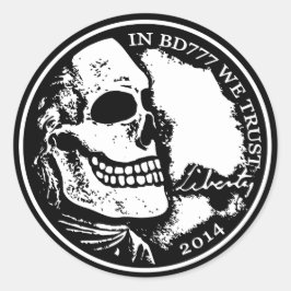 Black Death 777 - Liberty Runt Klistermärke