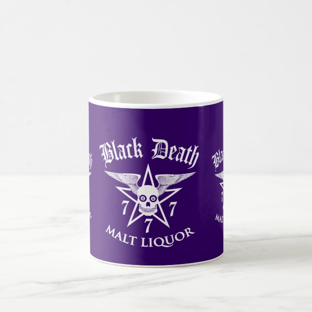 Black Death 777 - Malt Liquor Kaffemugg (Center)