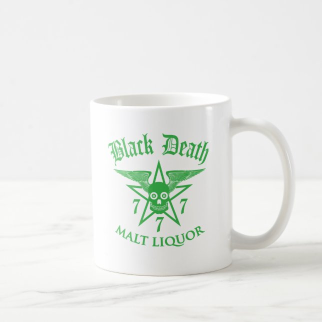 Black Death 777 - Malt Liquor Kaffemugg (Höger)