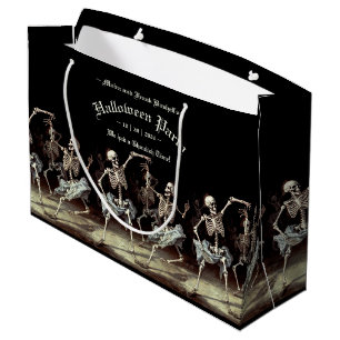 Black Death Dancing Skeletons Halloween