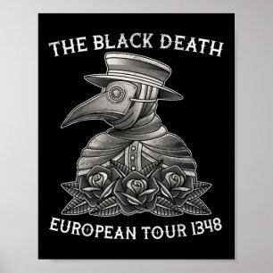 Black Death, European Tour 18, Plague Doktor, Tatt Poster