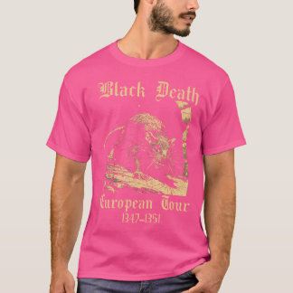 Black Death European Tour Retro Plagues Doktor Art T Shirt