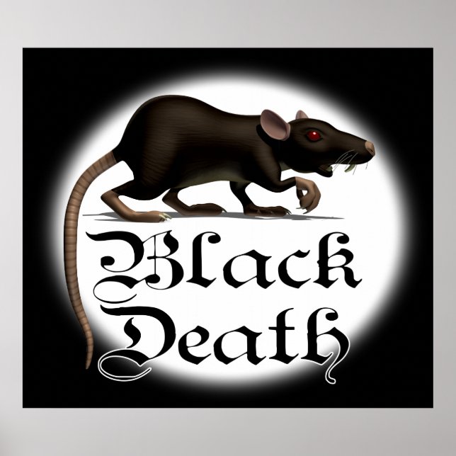 Black Death Råtta Poster (Framsidan)