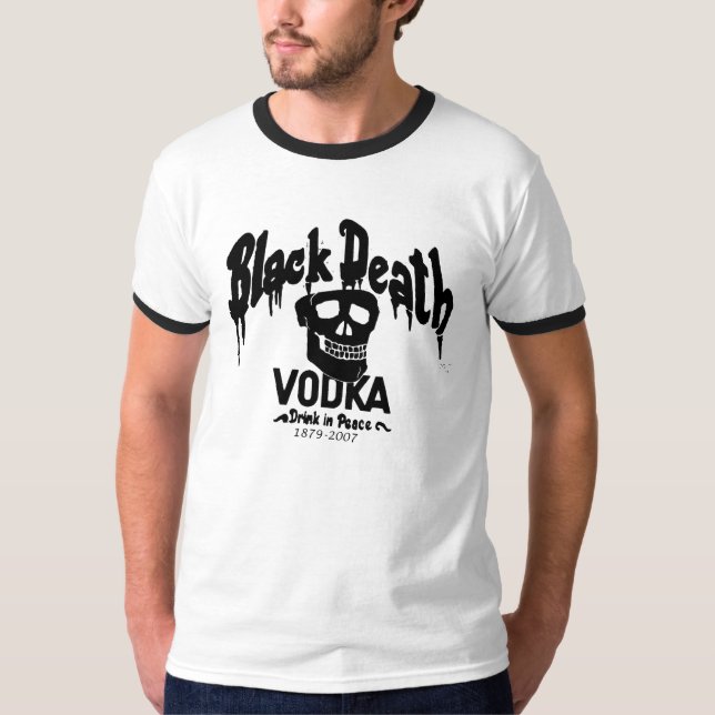 black death vodka t-shirt (Framsida)