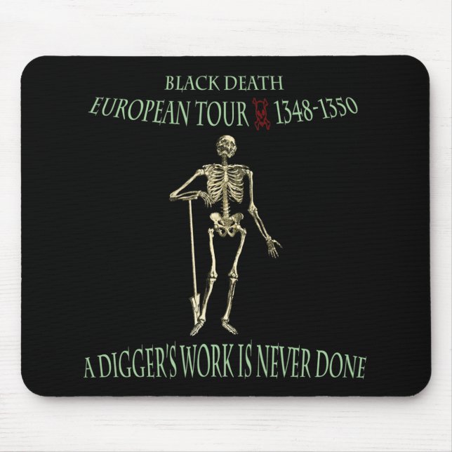 Black Death World Tour Original Design Musmatta (Framsidan)