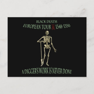 Black Death World Tour Original Design Vykort