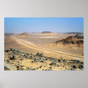 Black Desert View, Farafra, Egypten Poster