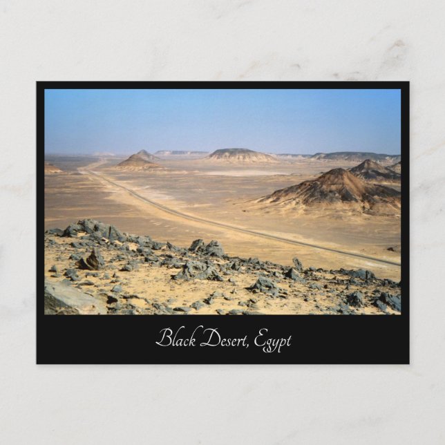 Black Desert View, Farafra, Egypten Vykort (Framsida)