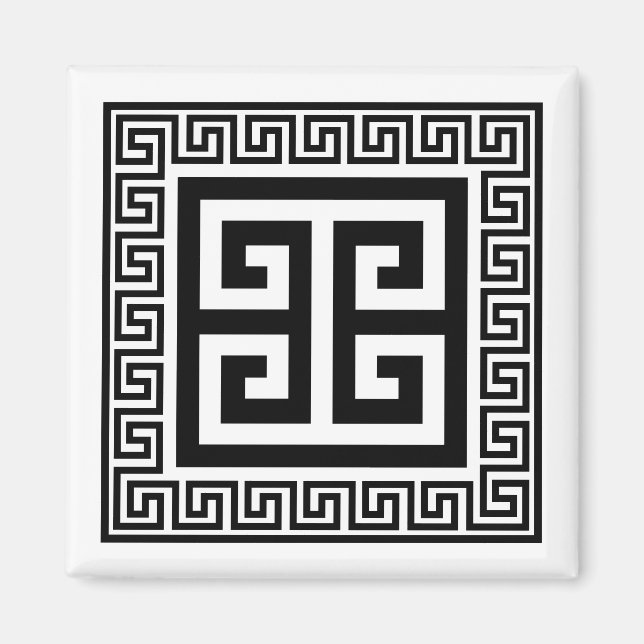 Black Design Magnet Nyckel (Framsidan)