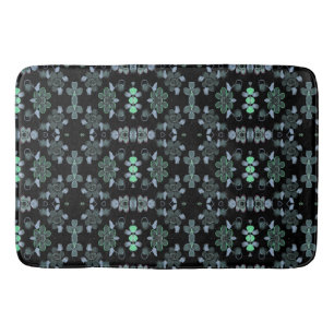 Black Designer Floor mat Badrumsmatta