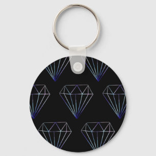 Black Diamond Bröllop Förlovning Nyckelring