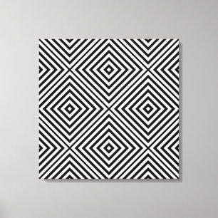 Black Diamond Chevron @ Emporiomoffa Canvastryck