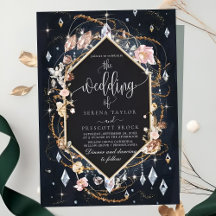 Black Diamond Decorated Luxury Bröllop