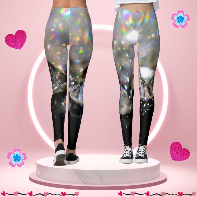 Black Diamond Modern Trendig Mode Sport Template Leggings (Skapare uppladdad)