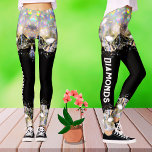 Black Diamond Modern Trendig Mode Sport Template Leggings<br><div class="desc">Öka stil och prestanda med mina moderna idrottsgrenar, perfekt för joggning, motion eller avslappnad bära. Designat med en svart diamantdesign och subtila glitter-accenter ger de här benen en chic, girighet och elegant som är både trendig och unik. De är gjorda för kvinnor och flickor och är idealiska för gymnastiksessioner, löpning...</div>