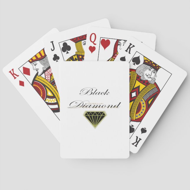 Black Diamond  - Playing cards Casinokort (Baksidan)