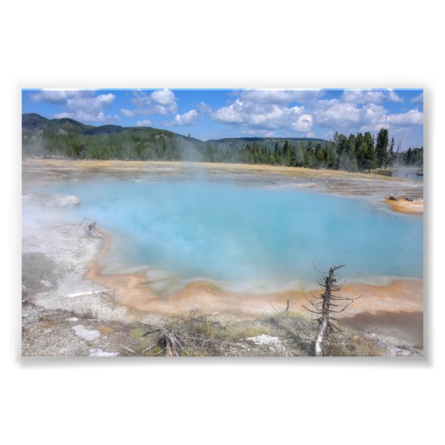 Black Diamond Pool, Yellowstone National Park Fototryck (Framsidan)