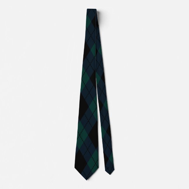 Black Diamond Tartan Tie Slips (Framsida)