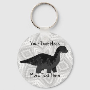 Black Dino Keychain Nyckelring