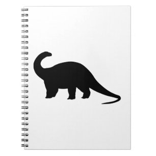 Black Dinosaur Anteckningsbok
