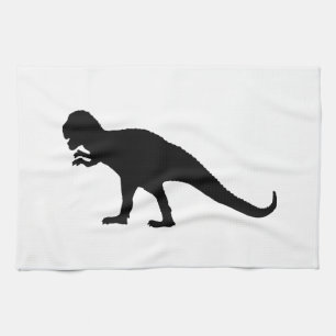 Black Dinosaur Kökshandduk