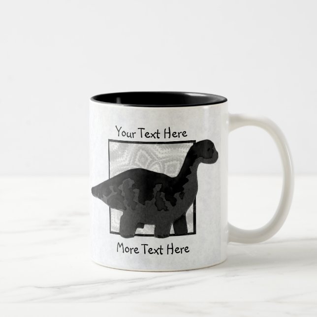 Black Dinosaur Mugg (Höger)