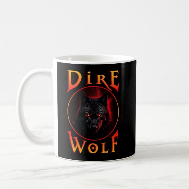 Black Dire varg Reunion Kaffemugg (Vänster)