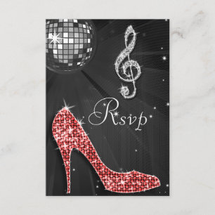 Black Disco Boll Gnistra Heels OSA Kort