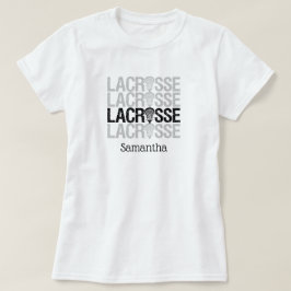 Black Distress Lacrosse Ord T Shirt