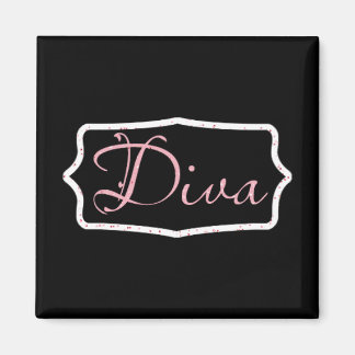 Black Diva Ord Art Magnet