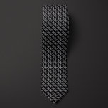 Black DNA Dubbla Helix Mönster Slips<br><div class="desc">Elegant "strimlad" mönster av DNA-Dubbla Helices gör detta kuktie till ett unikt mode-tillbehör för vem som helst,  men särskilt för dem som fascineras av genetikvetenskapen. Se till att kontrollera de motsvarande sockorna som har samma mönster.</div>